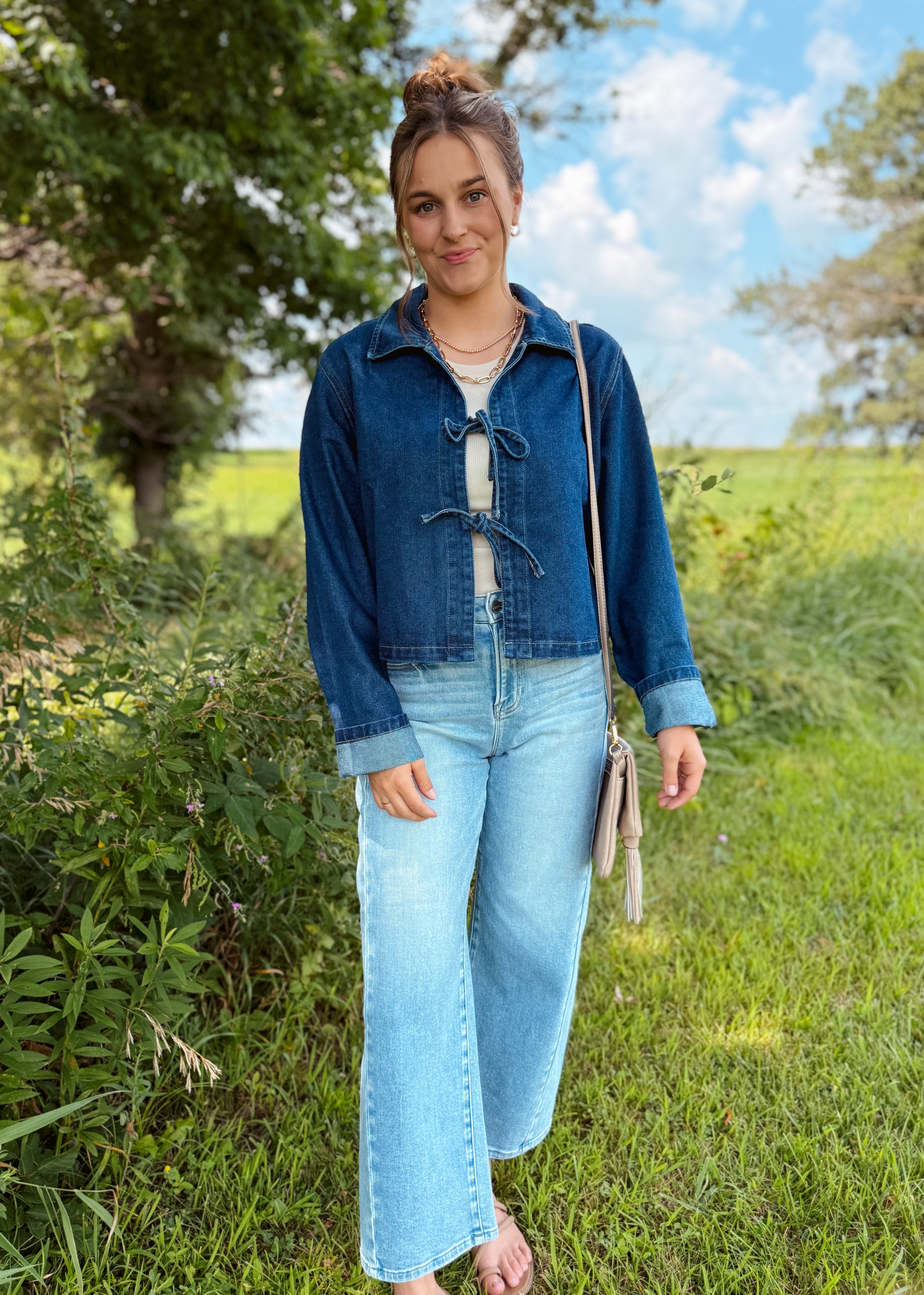 Happiness Trails Boutique - Denim jacket - dark wash
