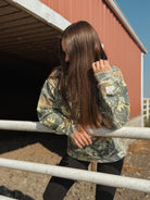 Happiness Trails Boutique - Good Is Good Camo Sweatshirt