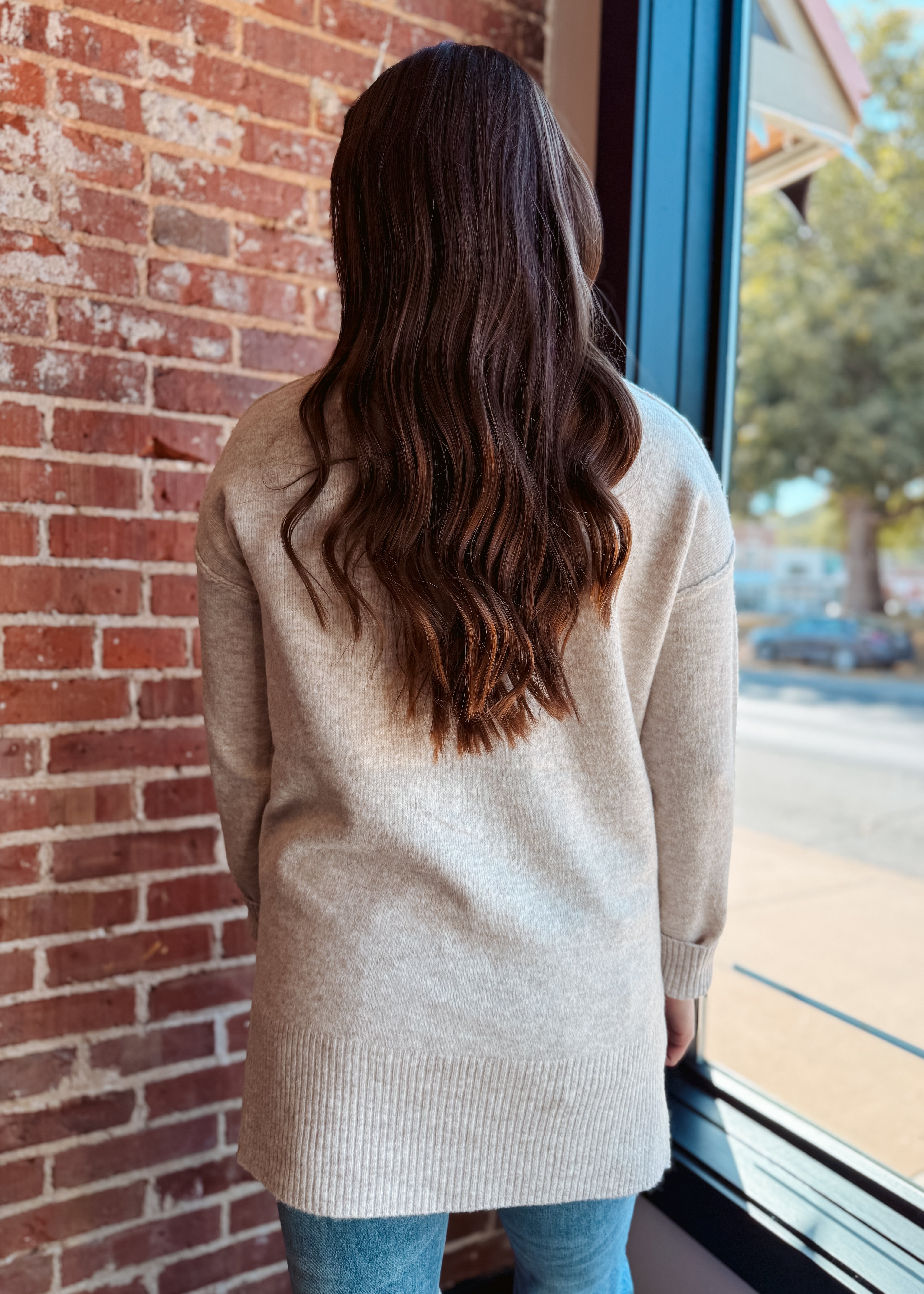 Happiness Trails Boutique - Oatmeal sweater