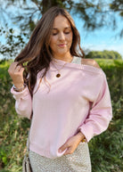 Happiness Trails Boutique - Light pink sweater