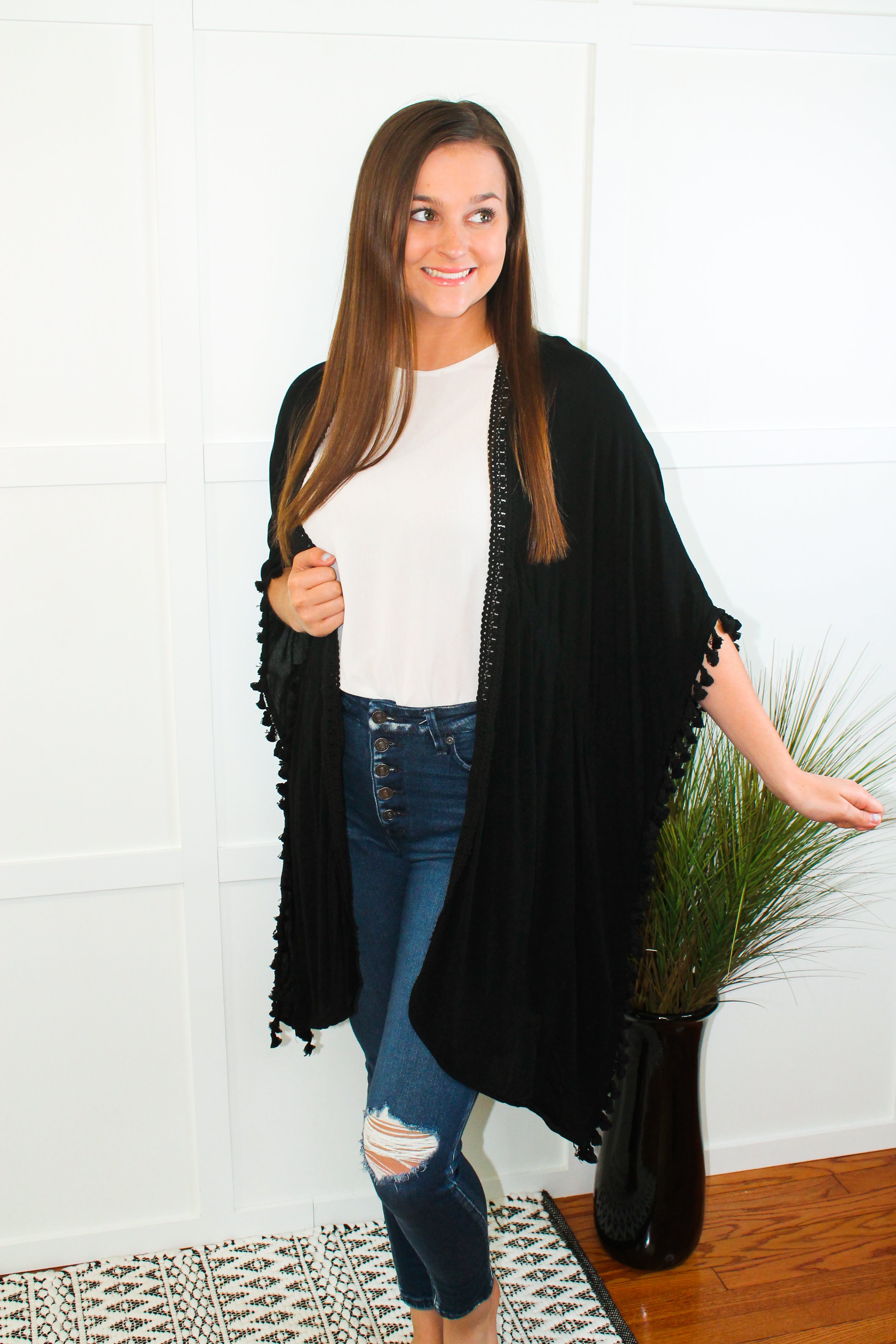 Black kimono
