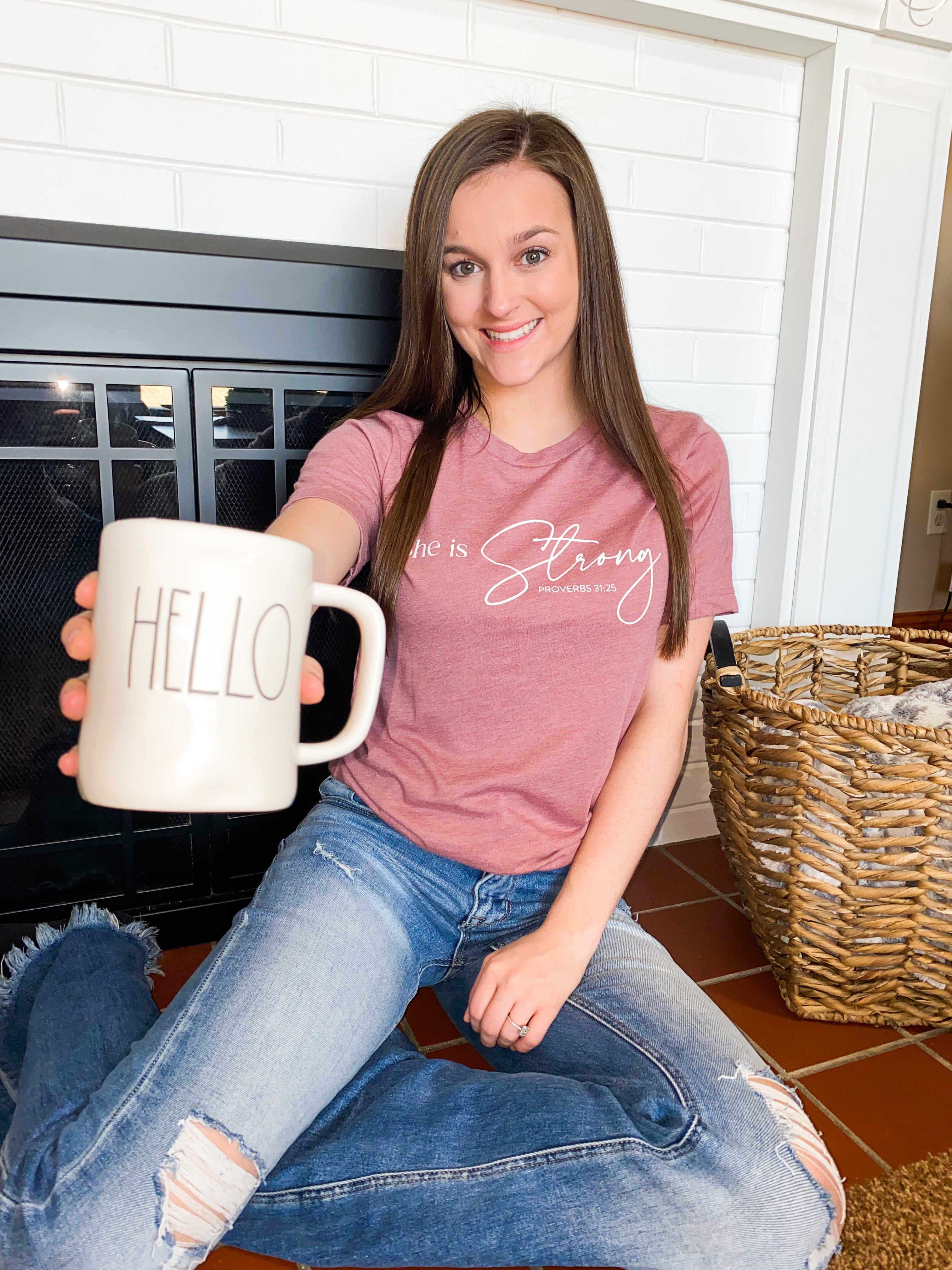 She Is Strong Graphic Tee